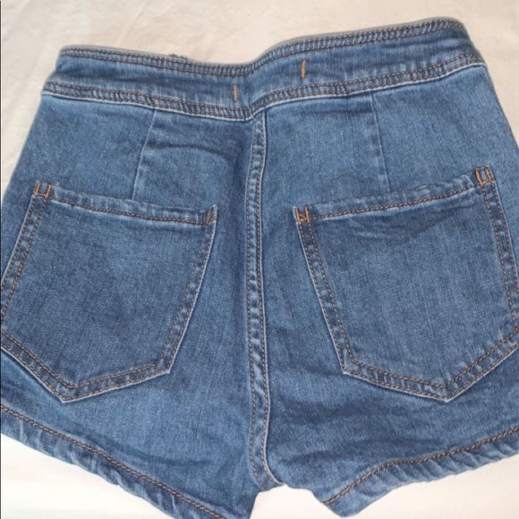 Free People Jean Shorts - Picture 2 of 2